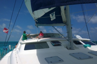 Roatan Luxury Sailing Catamaran Cruise